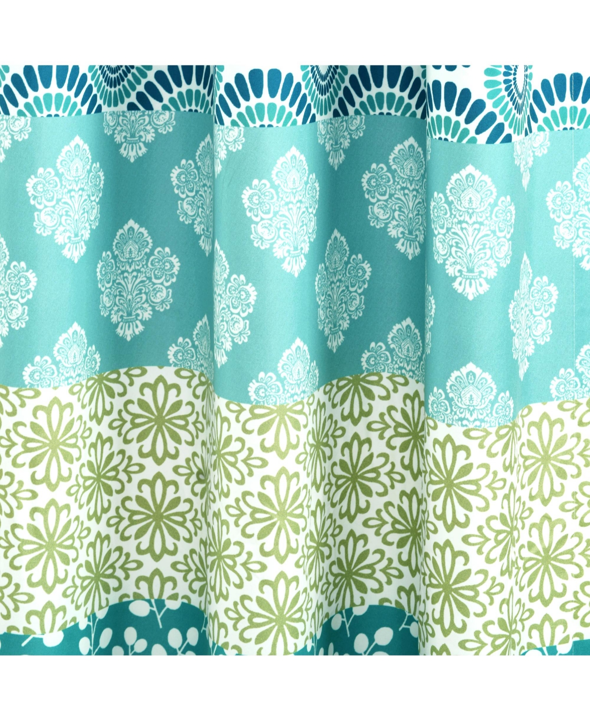 Lush Decor Bohemian Stripe Window Curtain Panels, 52" 63