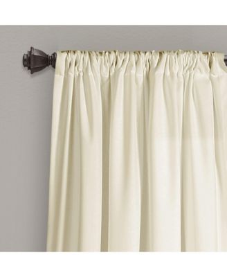 Lush Decor Allison Ruffle Light Filtering Window Curtain Panels Pair Coquette Curtains for Bedroom - Ruffle Curtains Kids