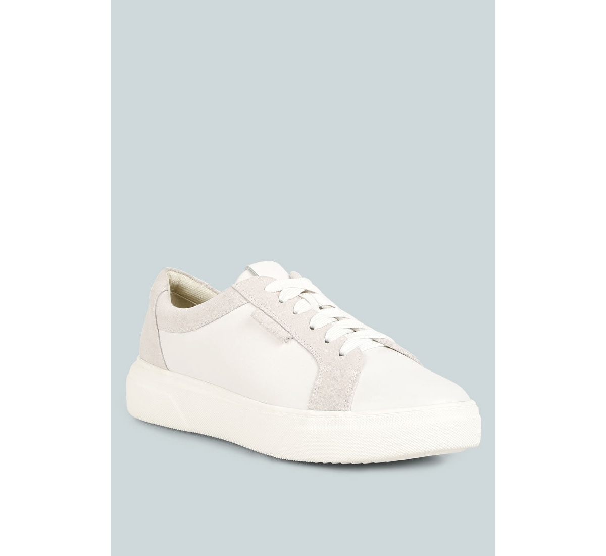 Endler Womens Color Block Leather Sneakers