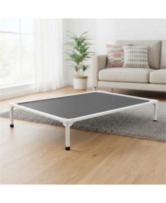 Elevated XL Dog Cot with Teslin Mesh, Portable Raised Bed for Large Dogs