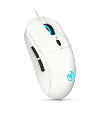 RGB Backlit Wired Gaming Mouse, 6-Button Ergonomic with 3600 DPI Adjustable, for PC Gamers