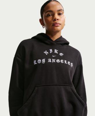 Women's Fleece Oversized Los Angeles Pull-On Hoodie