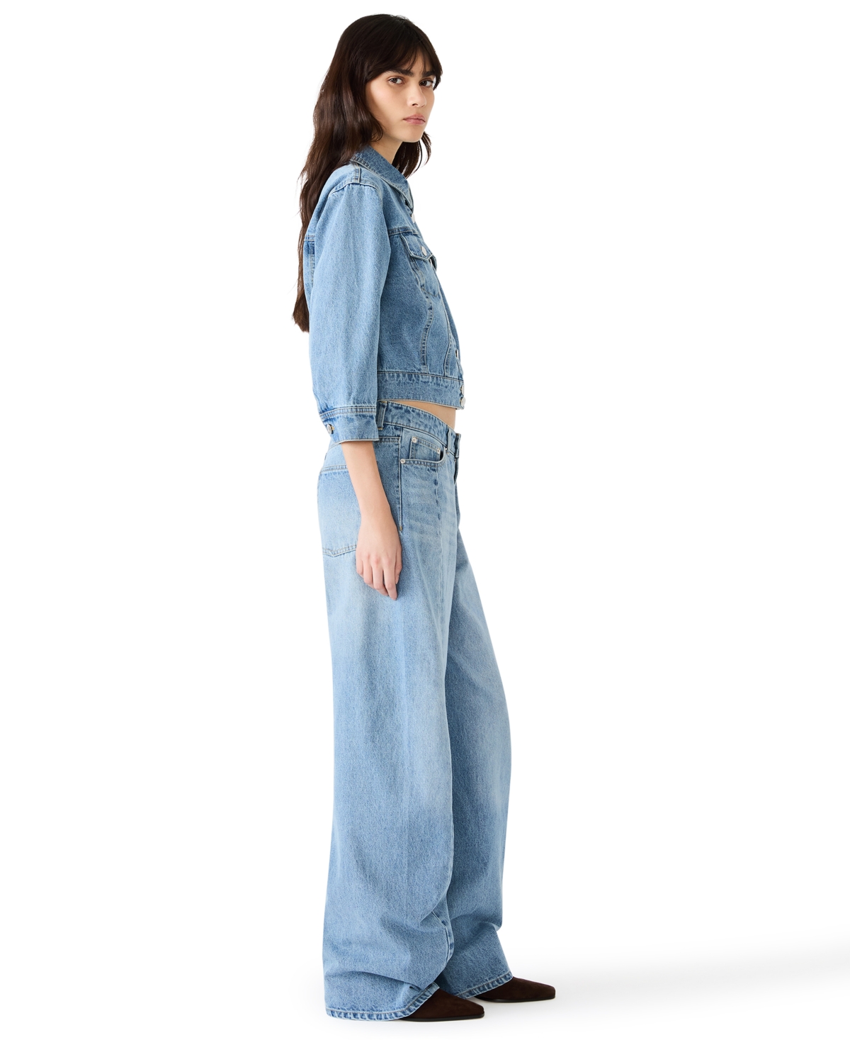 Steve Madden Women's Collared Neck Jacket