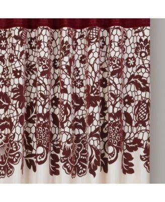 Lush Decor Estate Garden Light-Filtering Single Window Panel Curtain