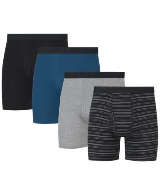 Men's Ultimate Cotton Boxer Briefs, 4-Pack