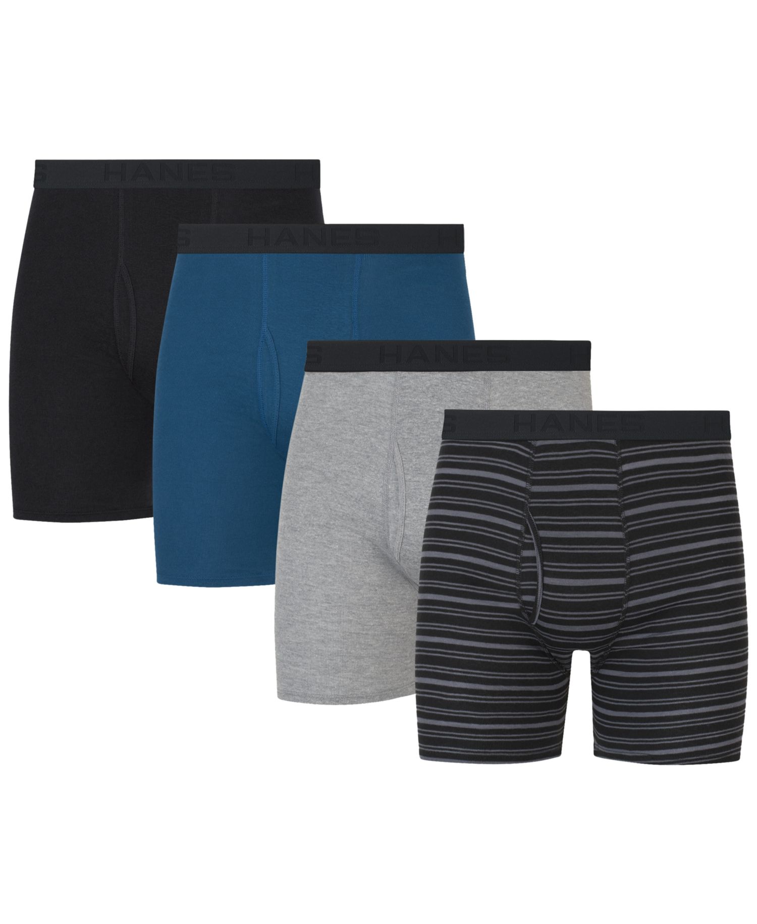 Men's Ultimate Cotton Boxer Briefs, 4-Pack