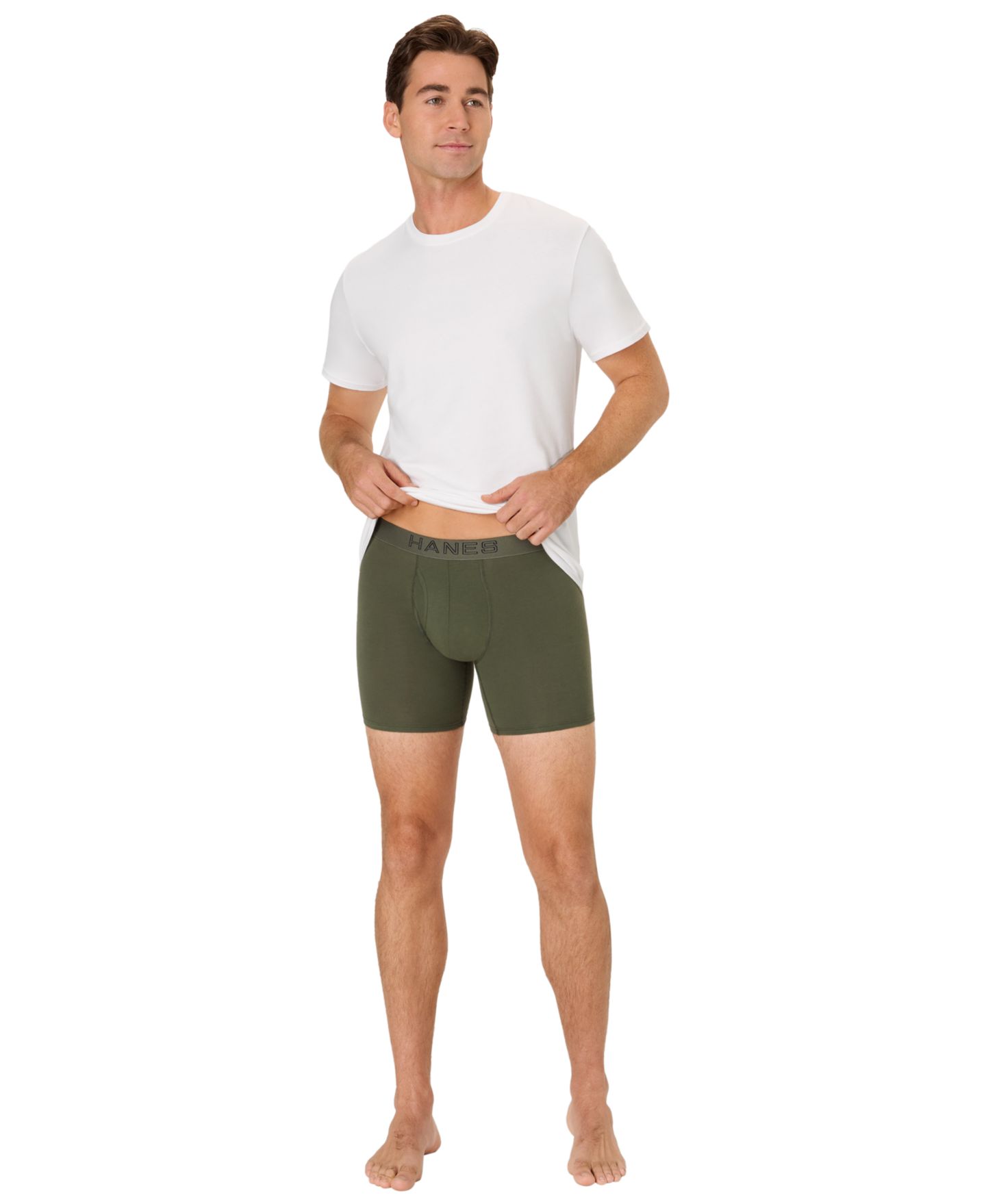 Трусы-боксеры Ultimate для мужчин, стрейч, 3 шт. — Hanes, цвет: Assorted Colors — фото 2