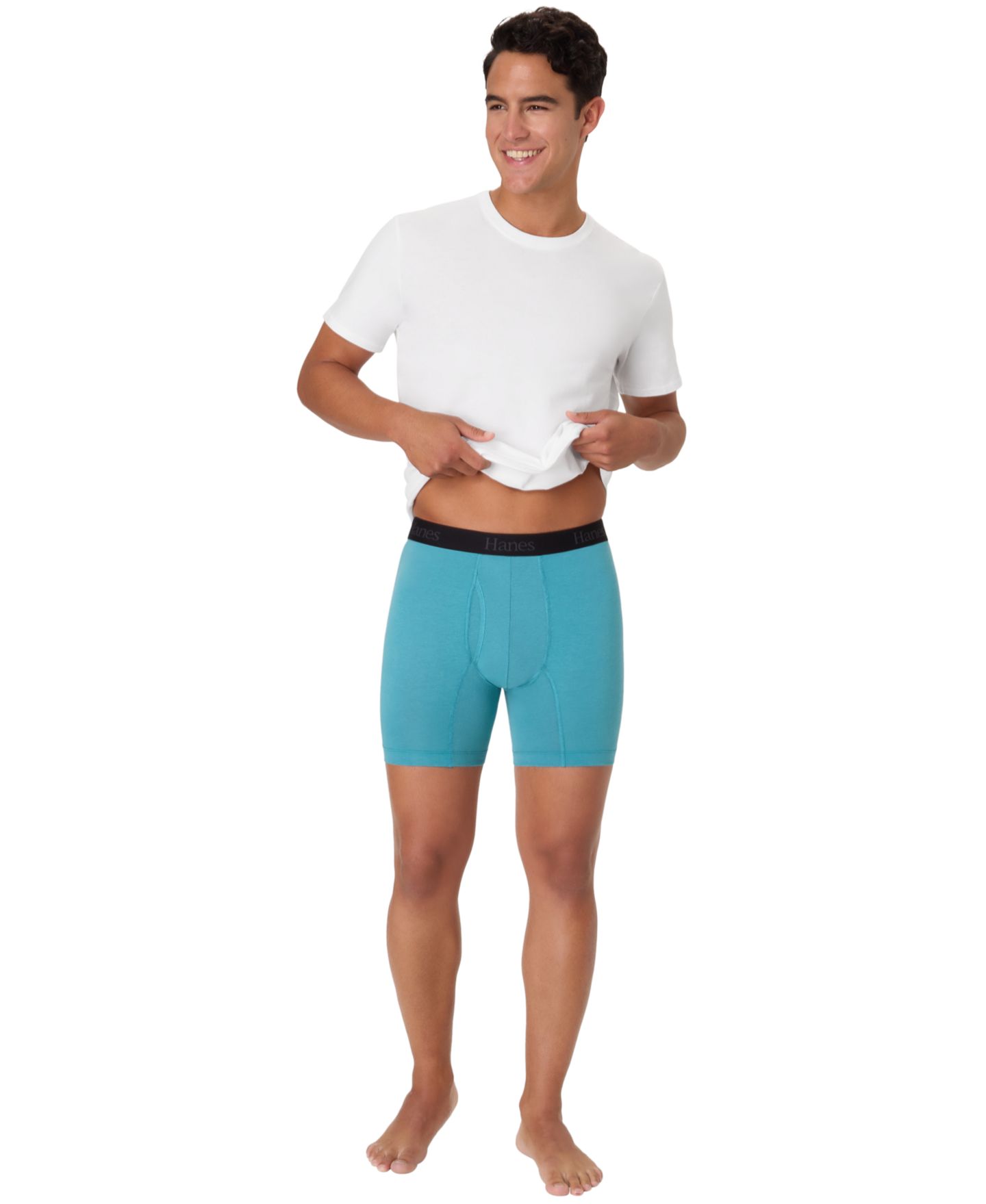 Трусы-боксеры Assorted для мужчин, 3 шт. — Hanes, цвет: Assorted Colors — фото 2
