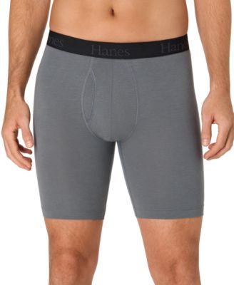 Men's Ultimate Comfort Flex Fit Long Leg Boxer Briefs, 3-Pack