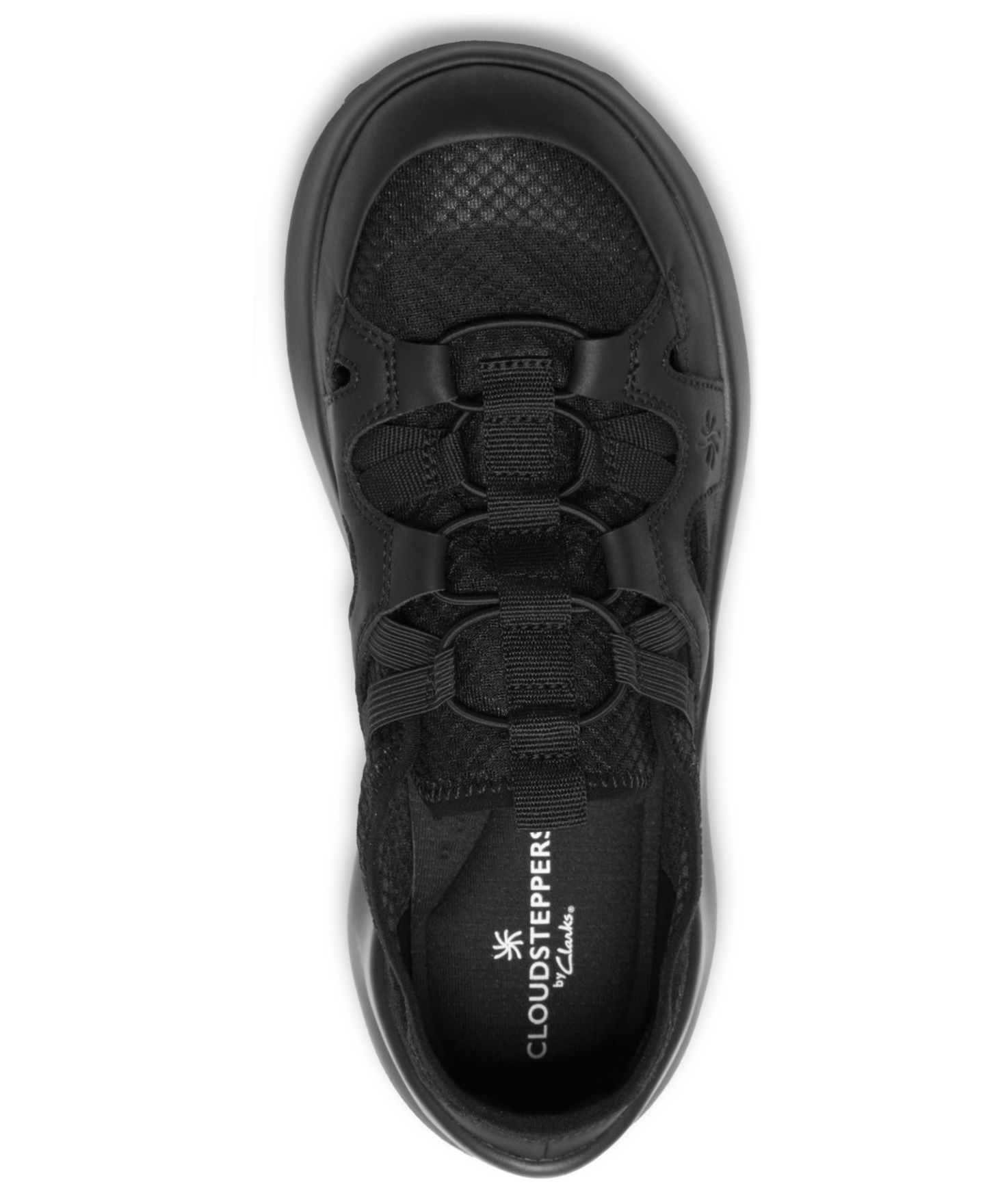 Женские кроссовки Clarks Cloudsteppers Solevana Step Slip On, цвет: Чёрный — фото 4