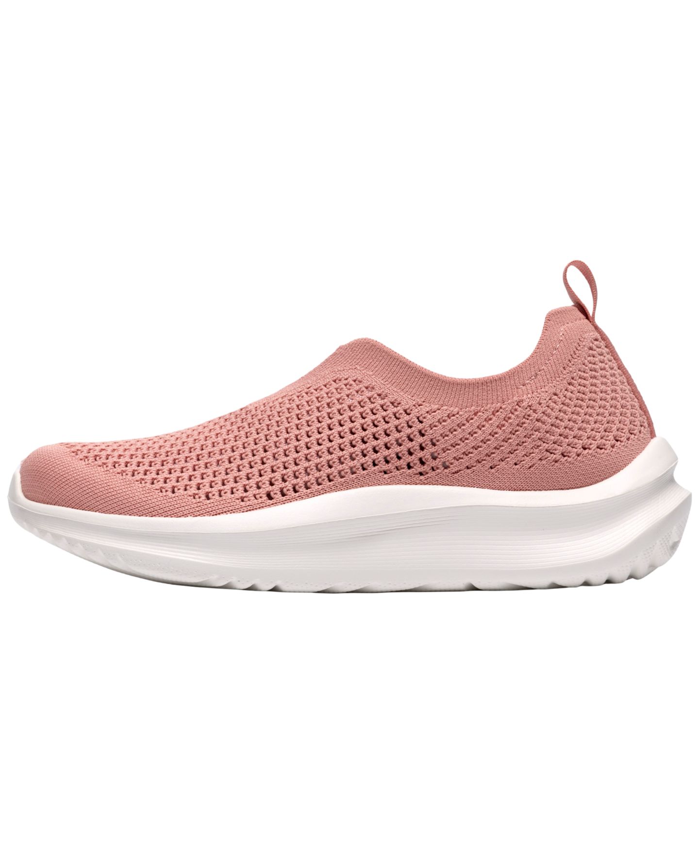 Женские кроссовки Clarks Cloudsteppers Solevana Knit Round Toe, цвет: Пыльный розовый — фото 6