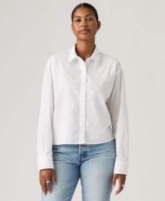 Women's Point Collar Long-Sleeve Shirt