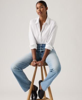 Women's Point Collar Long-Sleeve Shirt