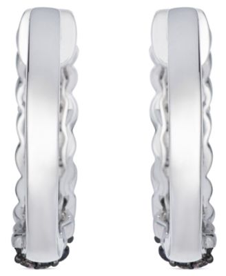 Chocolate and Nude Diamond Earrings (0.93 ct. t.w.) in 14k Vanilla Gold