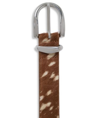 All Day Rawhide Golden Buckle Belt