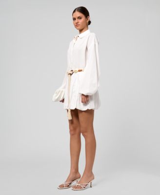 Women's Collared Neck Shirt Dress