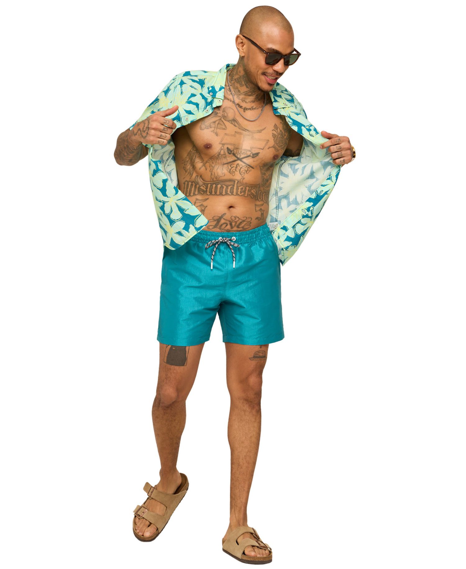 Men's The Ultramarine Metallic 5.5" Swim Trunks