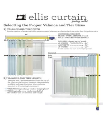 Classic Wide Solid Color Perma Press Ruffled Priscilla Curtain Panel With Ties 84" x 45" Natural