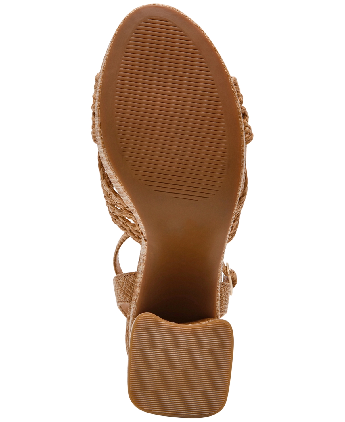 Dv Dolce Vita Women's Whisora Crossband Raffia Woven Platform Dress Sandals