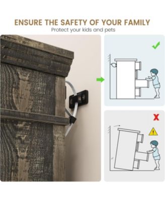 Farmhouse 9 Drawer Dresser for Bedroom, Wide Dresser TV Stand with Large Drawers and Metal Handles, Rustic Wood Chest of Drawers