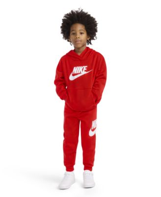 Boys' 4-7 Club Fleece Logo Long-Sleeve Hoodie and Sweatpants, 2-Piece Set