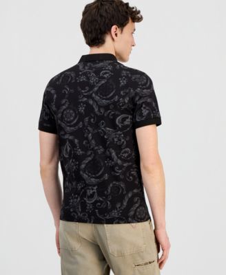 Men's Baroque Printed Polo Shirt