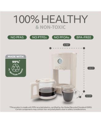 12-Cup Programmable Drip Coffee Maker Machine