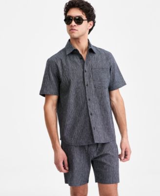 Men's Jones Striped Short-Sleeve Shirt