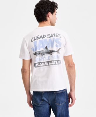 Men's Cotton Jaws Graphic Crewneck T-Shirt