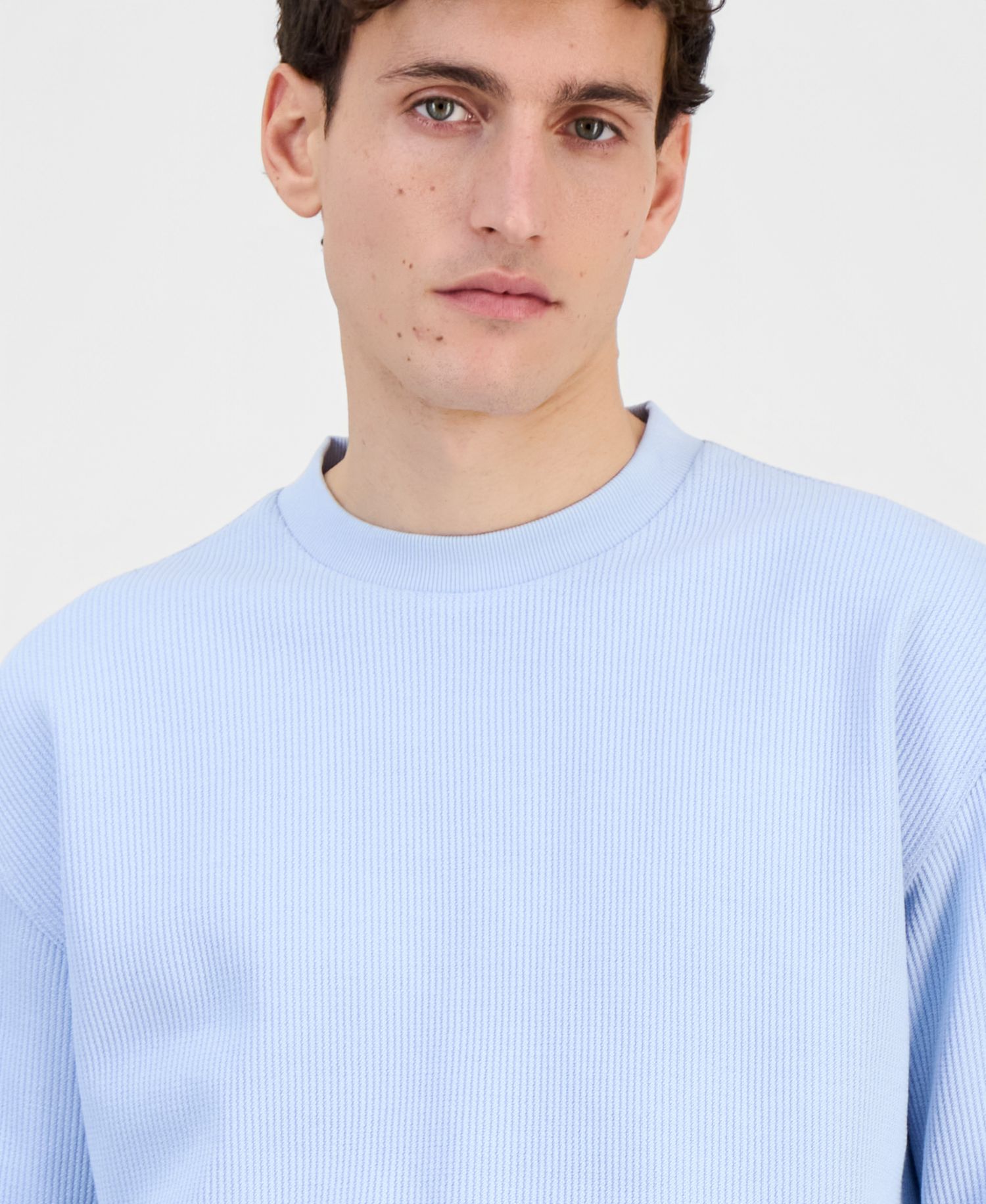 Hugo by Men's Waffled Jersey Long-Sleeve T-Shirt