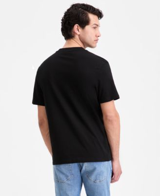 Men's Cotton Bikers & Roses Logo Graphic T-Shirt