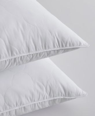 Quilted Goose Feather 2-Pack Pillows, Standard