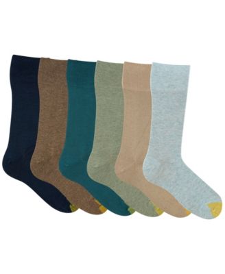 Men's 6-pack Cambridge Solid Crew Socks