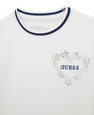 Girls' 7-16 Midi Length Round Neck Short-Sleeve T-Shirt