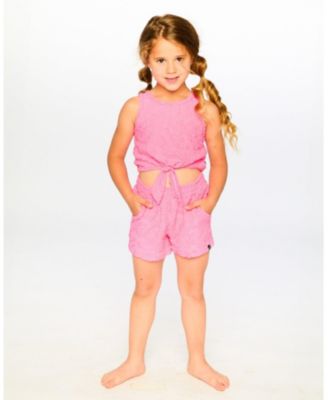 Big Girls Terry Tank Top & Shorts Set