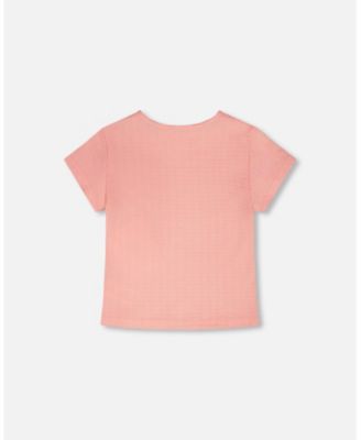 Baby Girls Crinkle Jersey T-Shirt Off