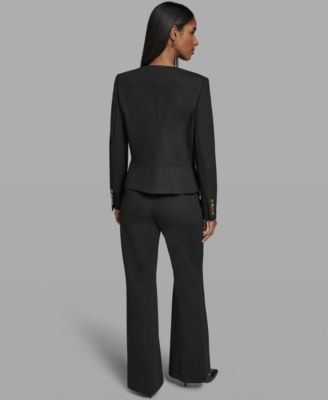 Women's Round Neck Cropped Jacket