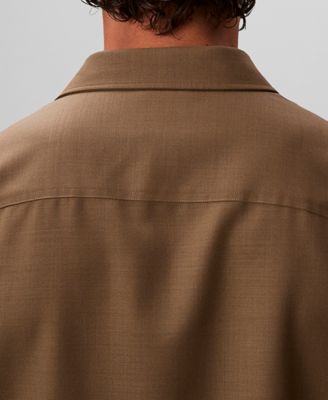 Men's Travel Twill Regular-Fit Shirt