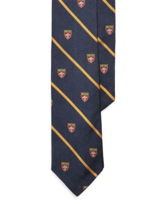 Men's Striped Silk Narrow Club Tie