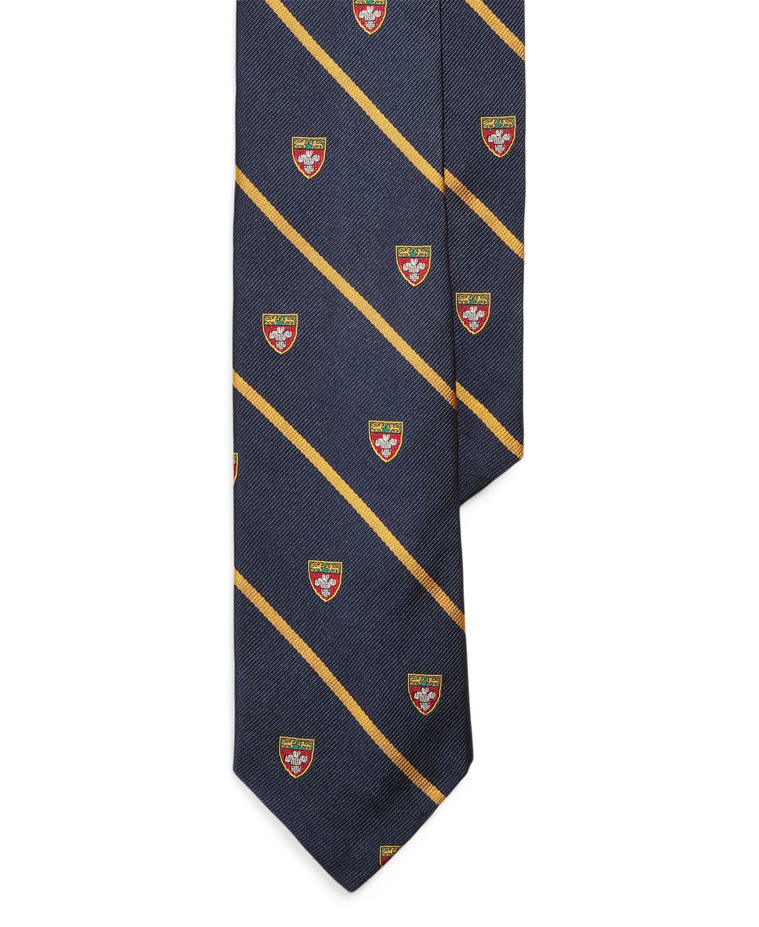 Men's Striped Silk Narrow Club Tie
