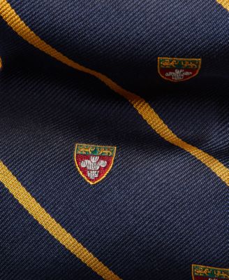 Men's Striped Silk Narrow Club Tie