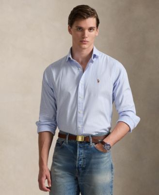 Men's Long-Sleeve Pinpoint Oxford Shirt