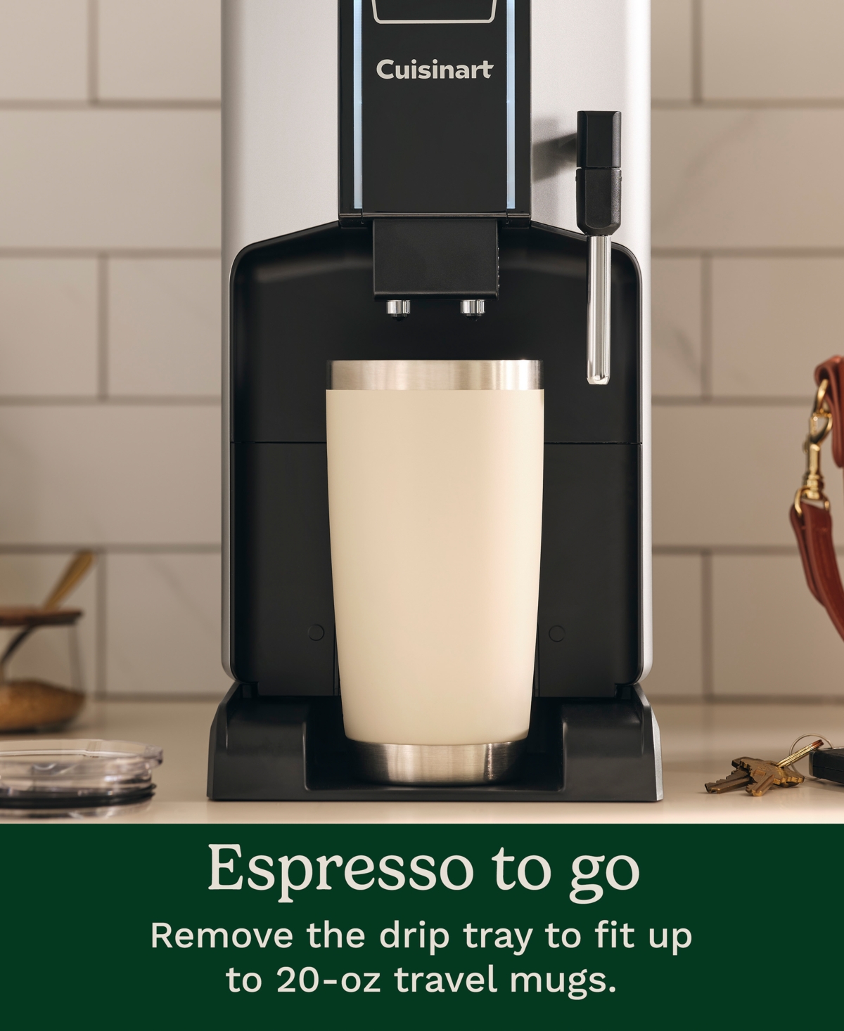 Cuisinart 16" Espresso Bar Fully Automatic Machine, Em-550