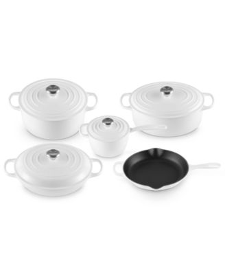 Signature Enameled Cast Iron 9-Pc. Cookware Set
