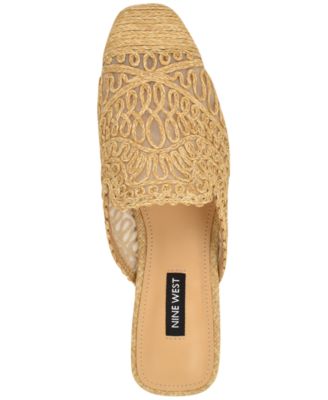 Women's Camella Woven Flat Slip-On Mules