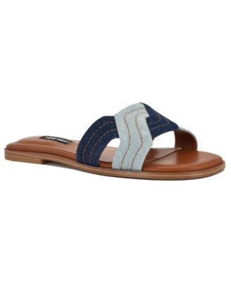 Women's Gammy Criss-Cross Flat Slip-On Sandals