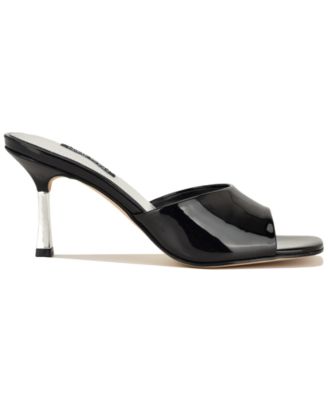 Women's Lamell Square Toe Slip-on Dress Sandals