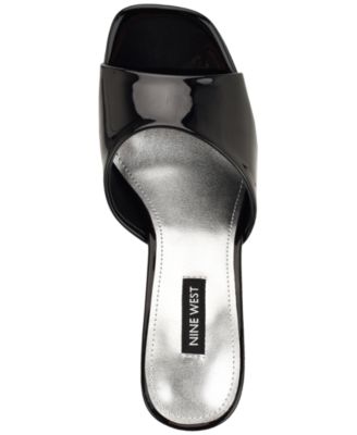 Women's Lamell Square Toe Slip-on Dress Sandals