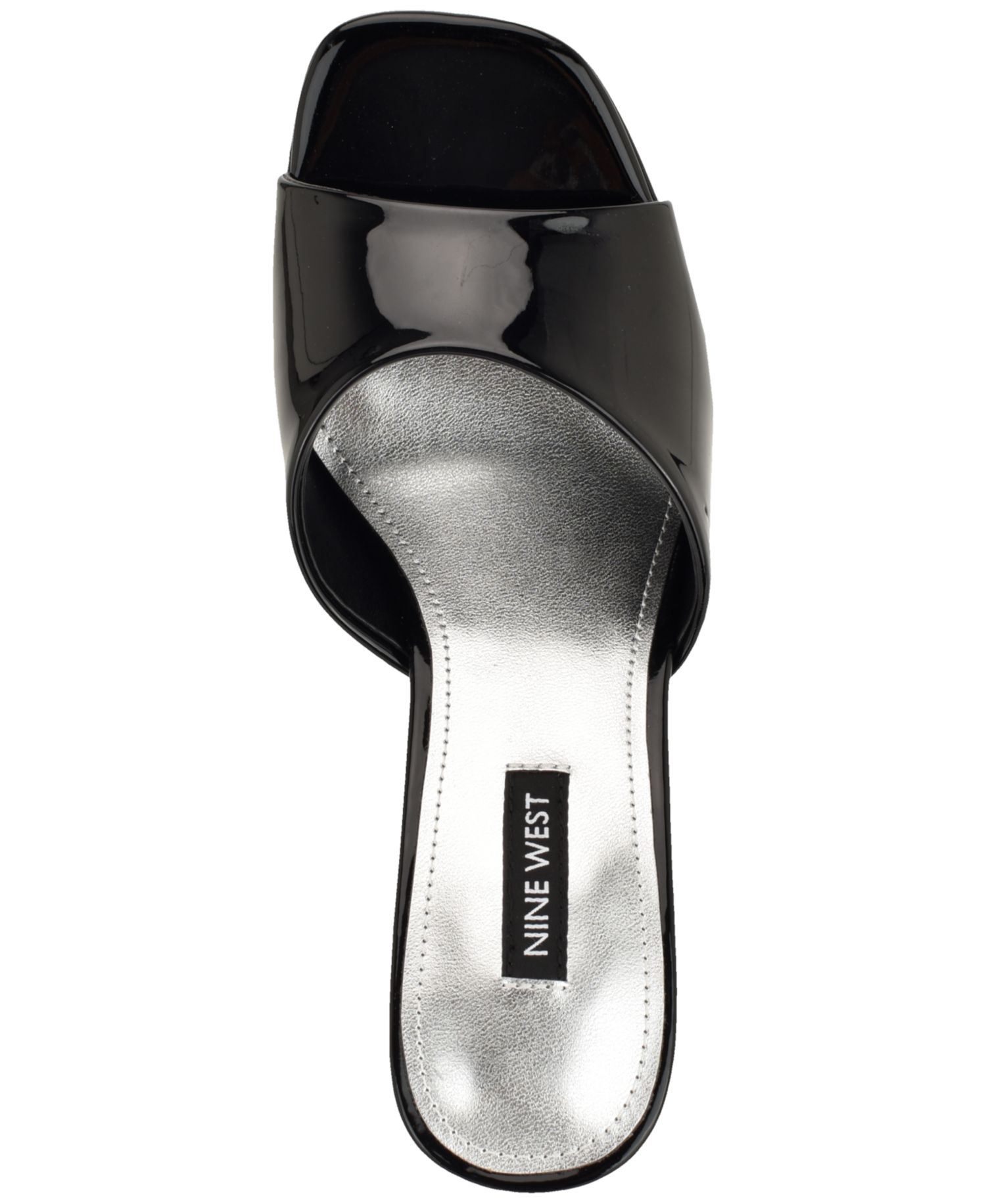 Women's Lamell Square Toe Slip-On Stiletto Sandals