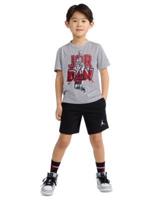 Boys' 4-7 Retro Stack Crewneck T-Shirt
